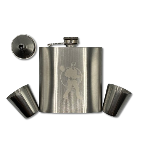 Edelstahl Flachmann-Set

