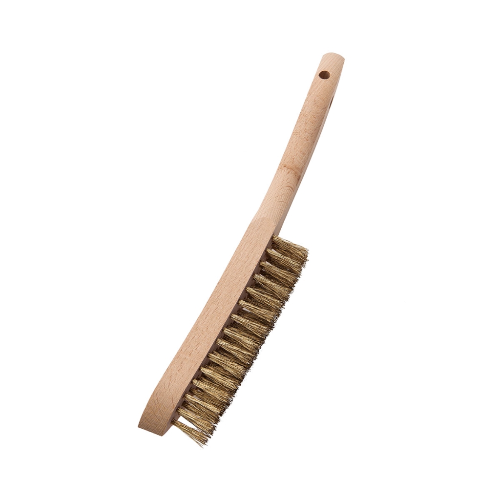 Drahtbürste vierreihig Messing

