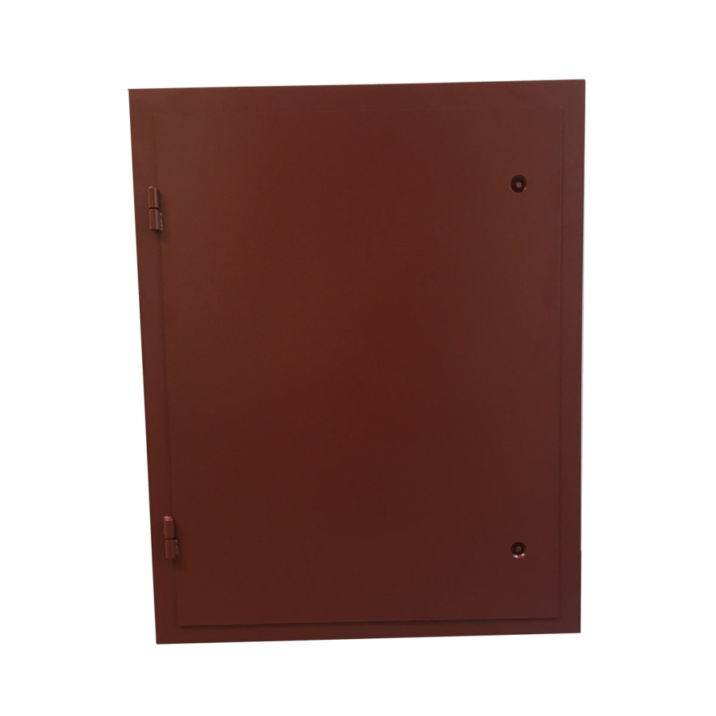 Kamintür für schliefbare Kamine mit Doppelverschluss/Kegel ca. 58 x 73 cm