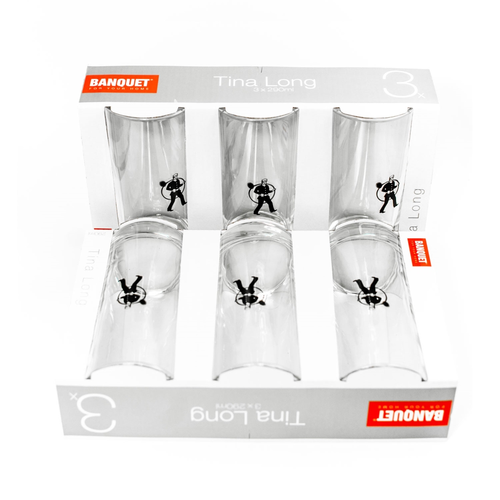 Longdrink Gläser mit RFK Emblem (6 Stück/Pkg.)