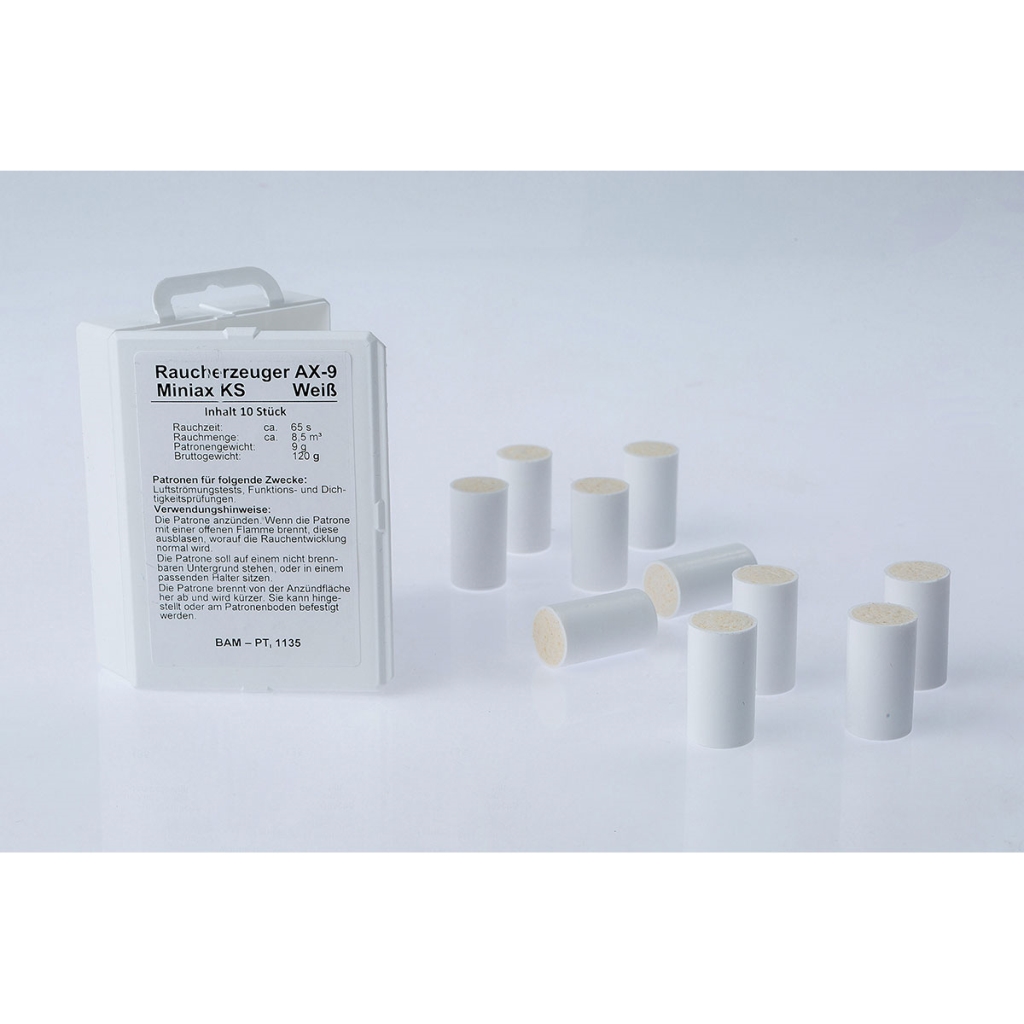 Rauchpatronen Weiß 10 Stück halbiert Brenndauer 65 Sekunden