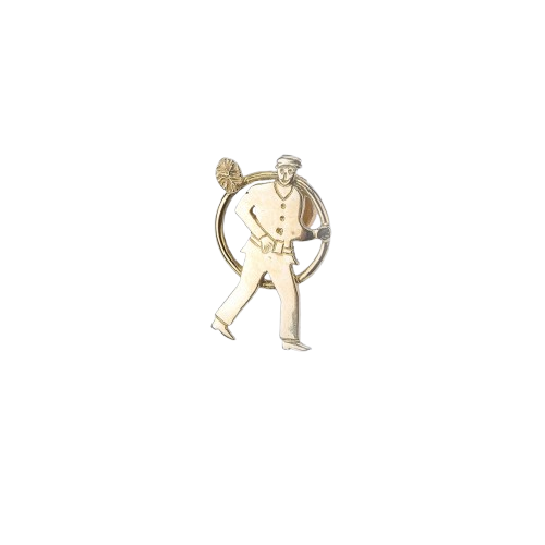 RFK Pin 14 kt Gold