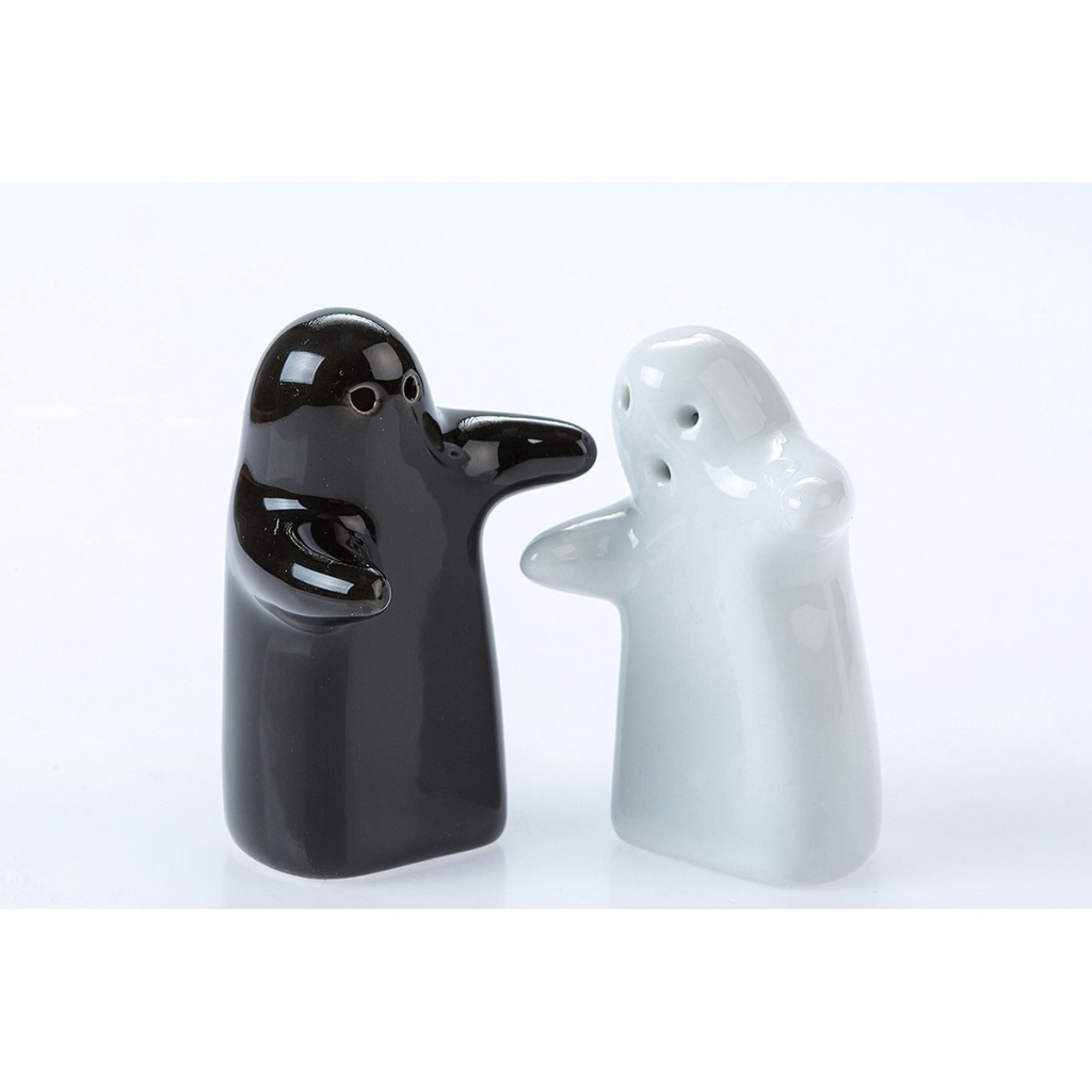 Salz Pfeffer ` Geister `
schwarz/weiss
