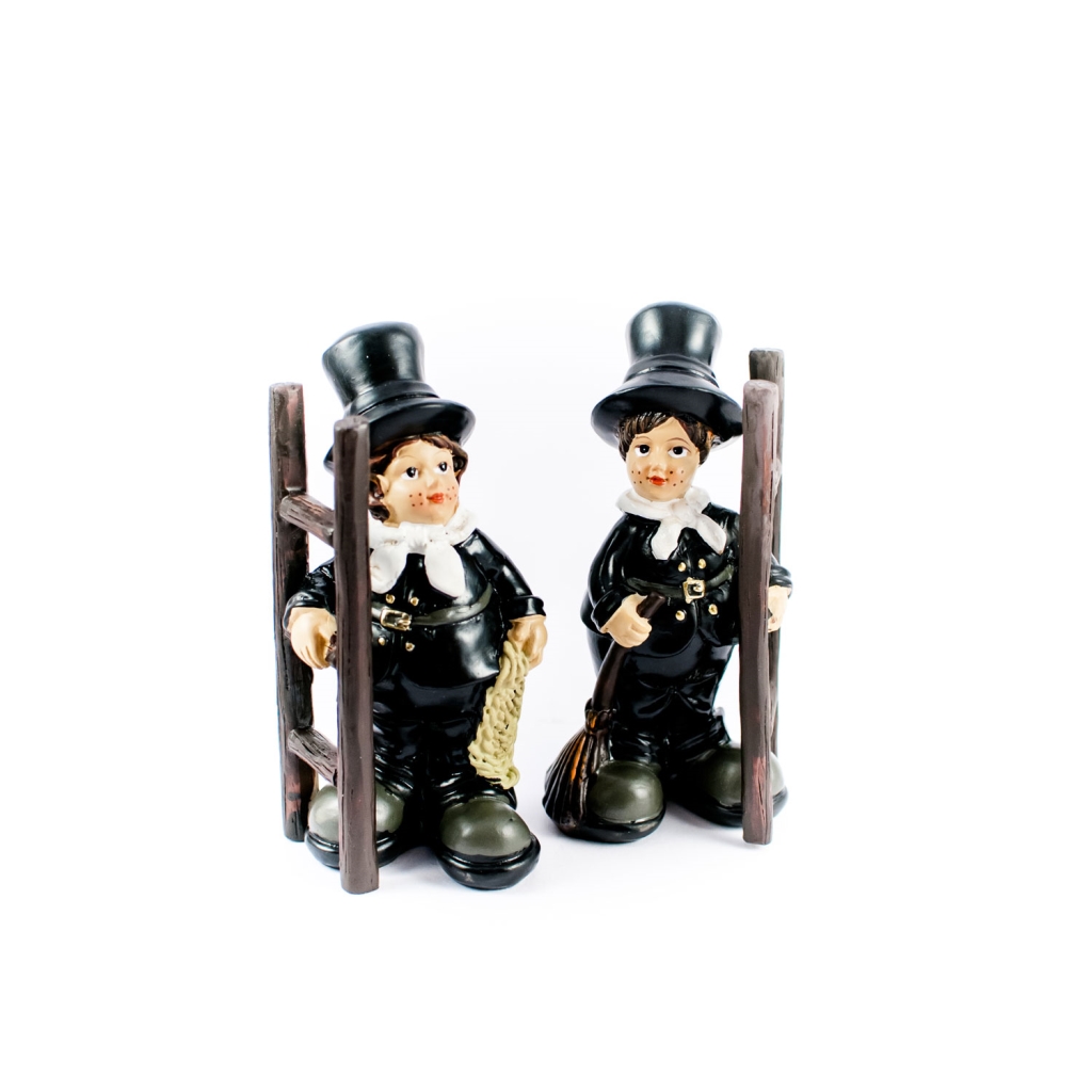 RFK Figuren Paar
mit Besen &amp; Leine
