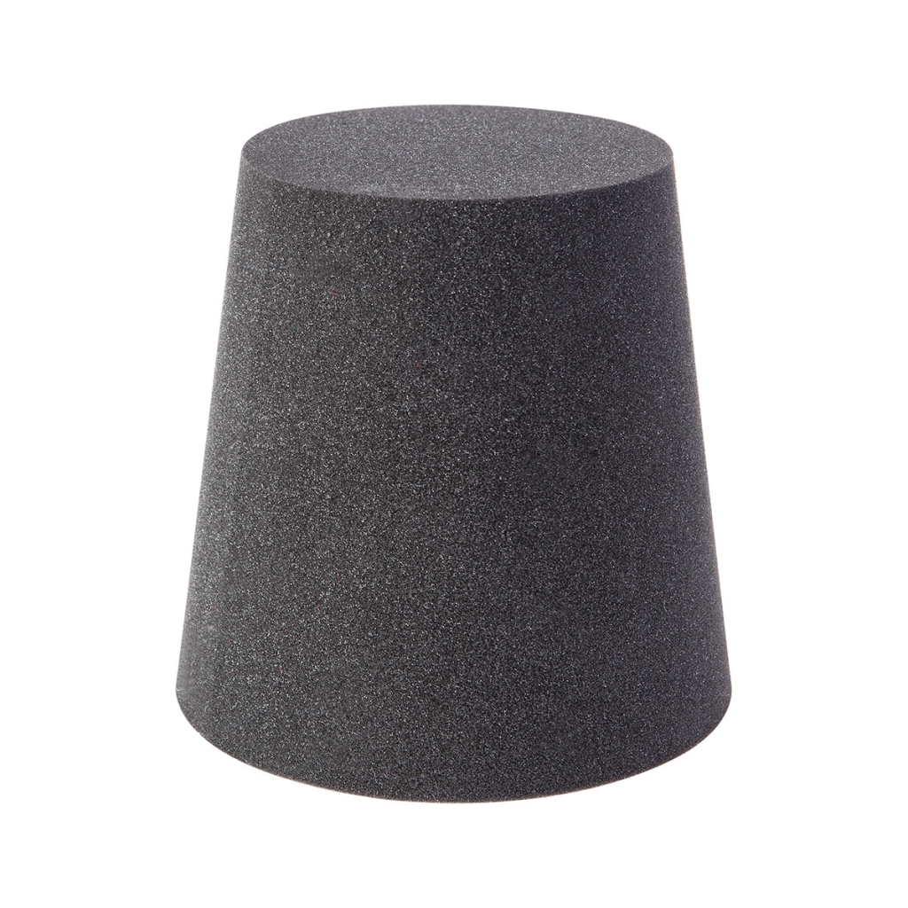 Schaumstoff- Abdichtelement ohne Loch kegelförmig