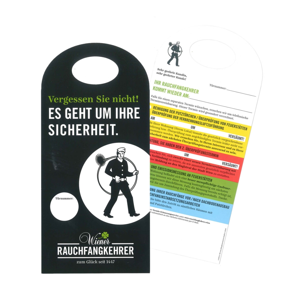 Türhänger Wiener Rauchfangkehrer 50 Stück