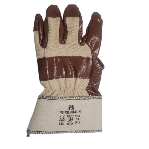 Arbeitshandschuhe Nitrilbeschichtung auf Jersey-Futter