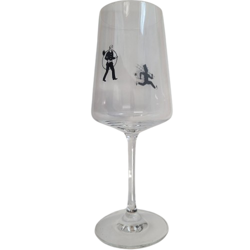 Weißweinglas ungeeicht 38cl mit RFK Emblem Glasserie Winevent