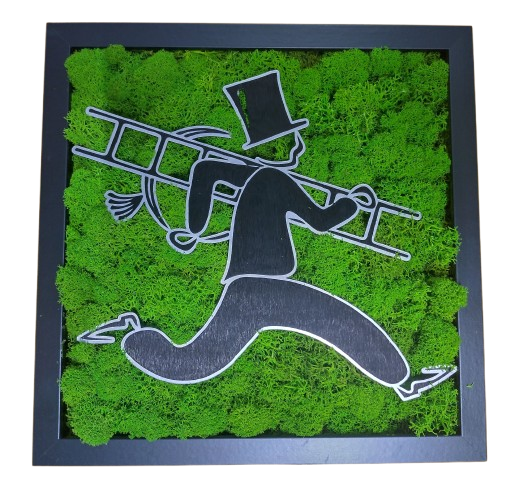 Moosbild mit steirischem Logo