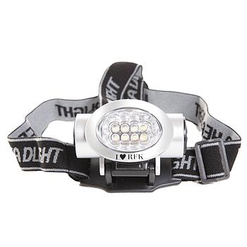 Stirnlampe LED mit Aufdruck
3 Beleuchtungsstufen
