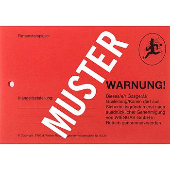 Sperrung Anhänger
A6 Block, Rot
