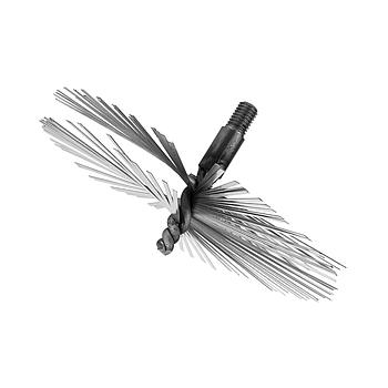 Stoßbürstenkopf Flachstahl mit Ösen