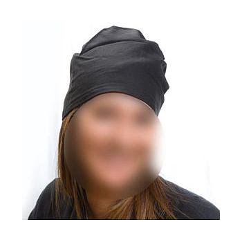 Kehrhaube Schwarz, Größe 65, säurebeständig, vorgewaschen