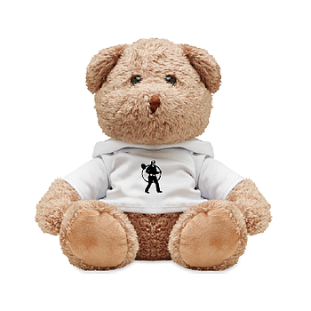 Plüschbär mit RFK und Hoodie