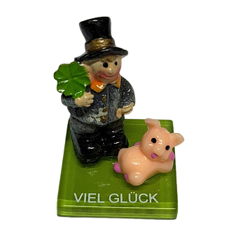 RFK Glücksbringer mit Schwein auf Fliese