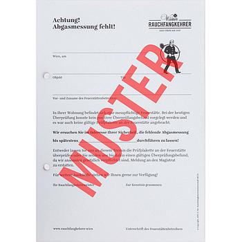 Abgasmessung fehlt 60 Blatt

