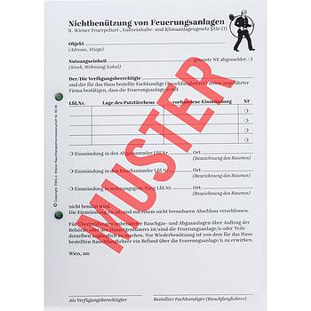 B3a mit Umschlag Block 60 Blatt Abmeldeformular