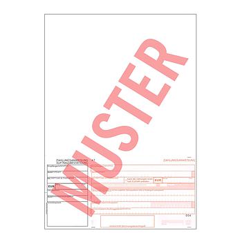 Euro-Zahlschein 1000 Stück A4 hoch