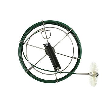 Hand- Minihaspel GFK Länge 20m  Ø 4,5mm  M6 grün