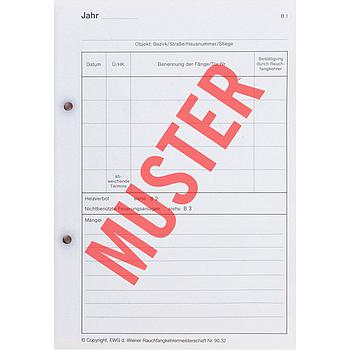 Kontrollbucheinlage
B1, NCR, 60 Blatt
