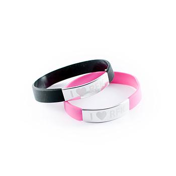 Silikonarmband mit
RFK Gravur
